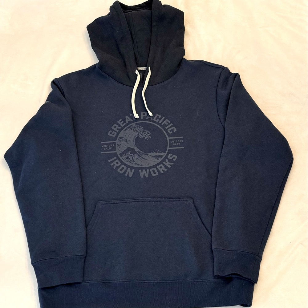 EUC! Patagonia Great Pacific Iron Works Hoodie, sz M - Picture 2 of 9